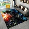 Cartoon T-Transformers  Autobots 3D Rug Carpet for Living Room Bedroom Home Decor,Floor Mat Non-slip for Sofa  Doormat Gift Kids