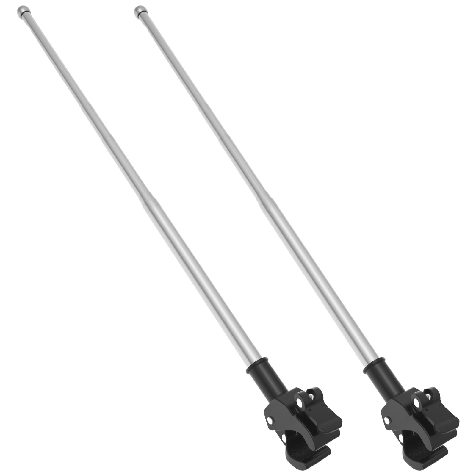 

2Pcs Motorcycle Flagpole Universal Telescopic Mountain Bike Flag Pole Outdoor Cycling Motorcycle Luggage Rack Flag Shelf