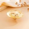 Ingemark 2026 Übertriebene Goldfarbe Runde Offene Ringe Damen Trendig Kreativ Verstellbarer Fingerring Täglich Party Bankett Schmuck