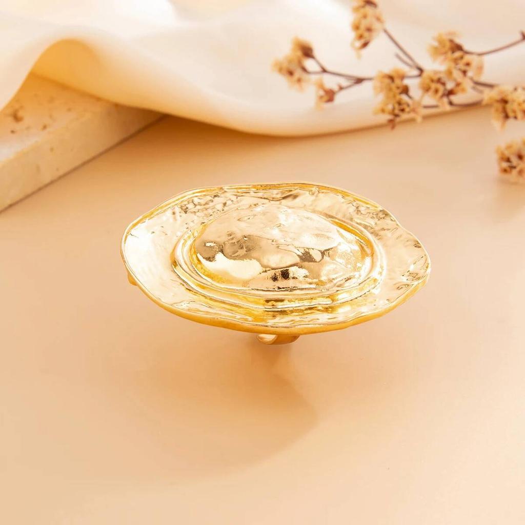 Ingemark 2026 Übertriebene Goldfarbe Runde Offene Ringe Damen Trendig Kreativ Verstellbarer Fingerring Täglich Party Bankett Schmuck