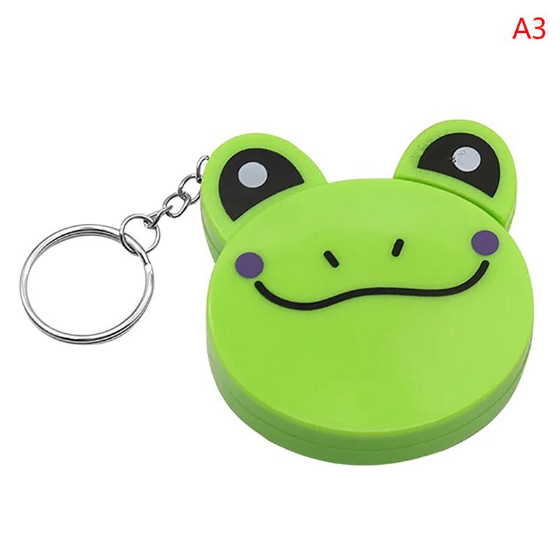 

Мультяшная рулетка 0-150 см 0-60 дюймов мини портативный милый брелок для ключей в форме животного автоматическая рулетка панда лягушка поросенок тигр