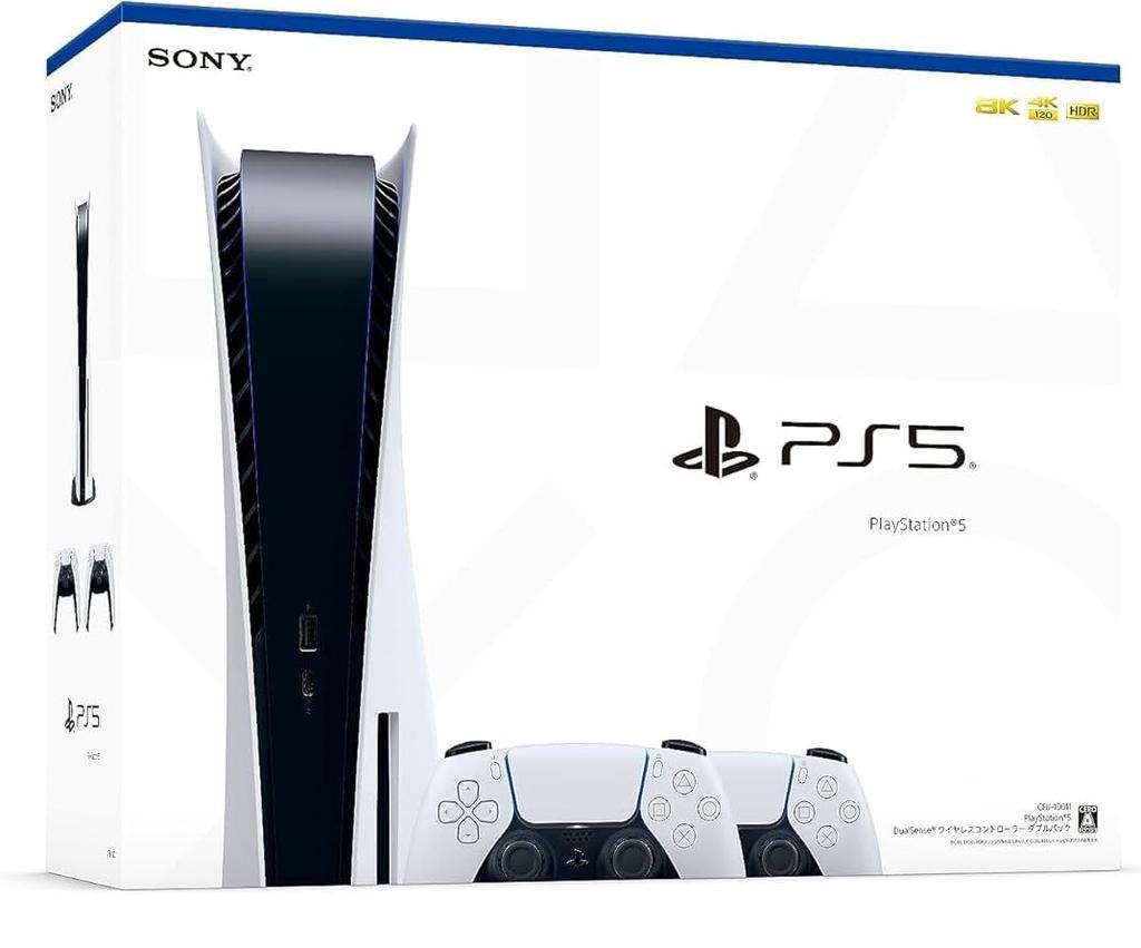 Sony PlayStation 5 DualSense Wireless Controller Double Pack Console PS5 825GB SSD [Refurbished] CFIJ-10011