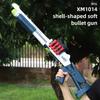 XM1014 Pistolet na kulki piankowe Pistolet rozpylający Zabawki Pistolet na miękkie pociski Wyrzucanie łusek Model pistoletu rozpylającego Gra plenerowa dla dzieci Prezent świąteczny