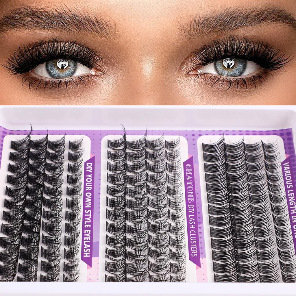 Diy False Eyelashes, 148 Tufts Of Extended Hair, Three Mixed Thick Eyelashes