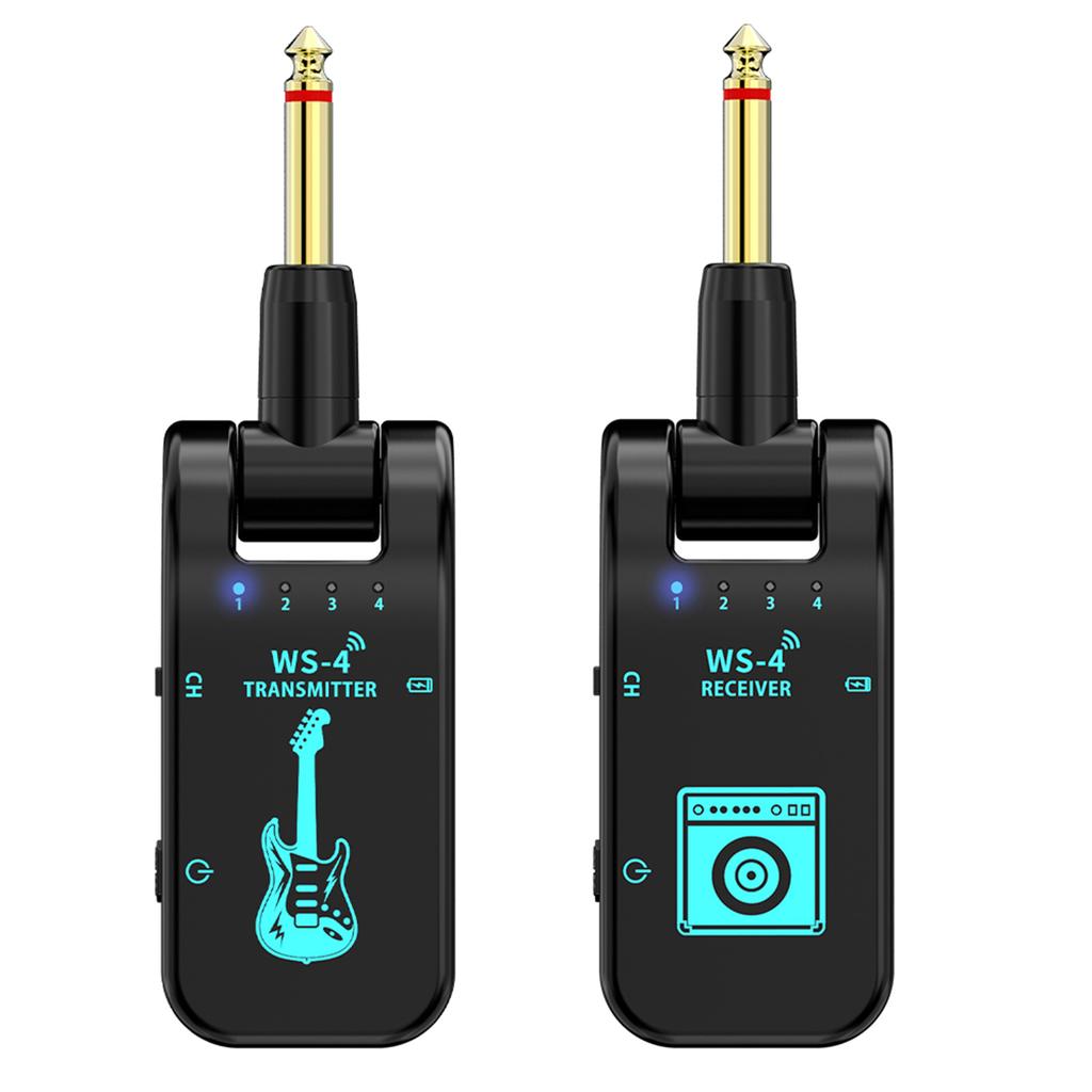 Wireless Guitar Transmitters Receiver 2.4GHz Wireless Guitar System Sound Wireless Transmitters Receiver for Guitar
