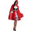 Halloween Costumes, Adult Cape Little Red Riding Hood Uniforms, Stage Costumes