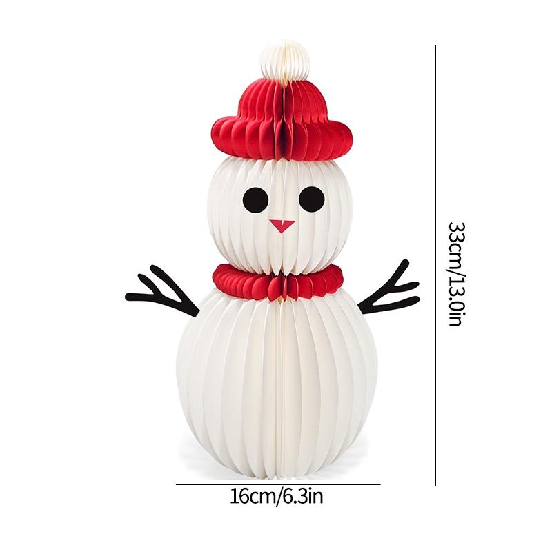 

Бумажная сотовая рождественская елка 3D Дед Мороз сотовый шар настольное украшение для рождественской вечеринки настольные украшения