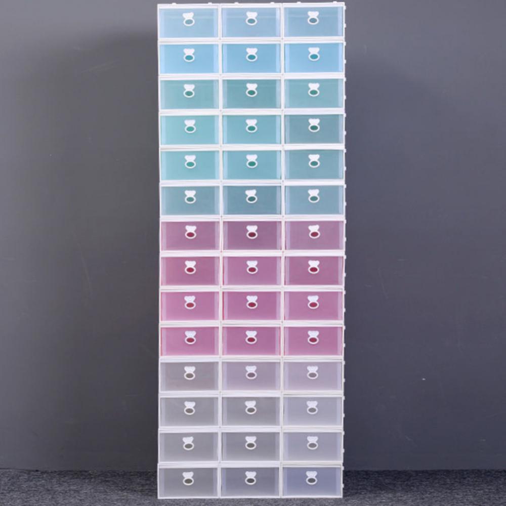 Storage Box Transparent High Quality Dormitory Storage Convenient Household Accessories Slippers Sneakers Storage Shoes Box 2024