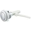 Button Toilet Tank 38mm ABS Bathroom Toilet Push Silver