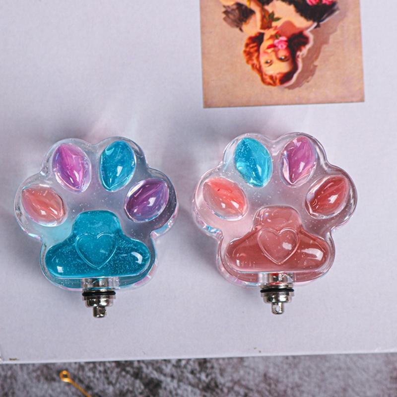 Practical Love for Cat Paw Light Bulb Silicone Molds Handmade BPA-free Easy To Release No Residue for Keychain Making Cr