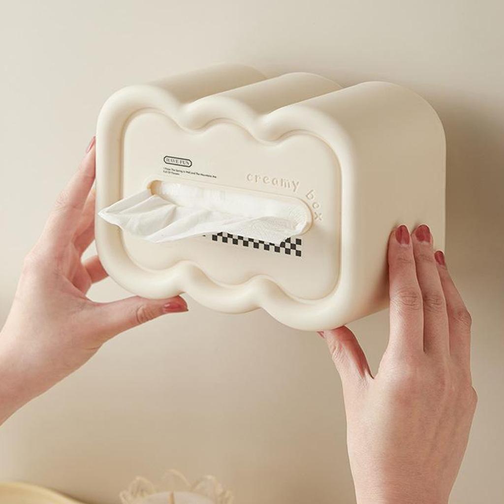 Kryt na kapesníky ve tvaru mraku, multifunkční plastový dekorativní držák na kapesníky do obývacího pokoje