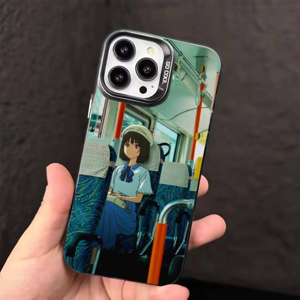 Anime Shoushimin Phone Case Color Silver Shell For IPhone 17 16 15 14 13 12 11 Pro Max Plus