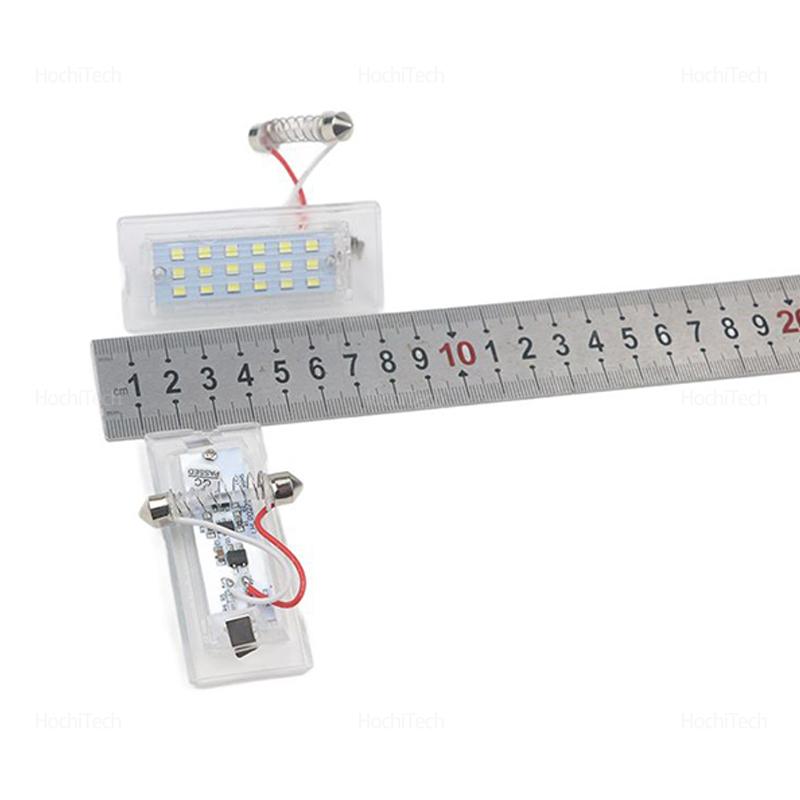 2pcs LED License Plate Light Canbus Number Lamp No Error for BMW X5 E53 Pre-Facelift 1999-2006 X3 E83 Pre-Facelift 2003-2010