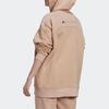 adidas X Stella McCartney Solid Color Hooded Casual Sweatshirt Women Light Pink H59289