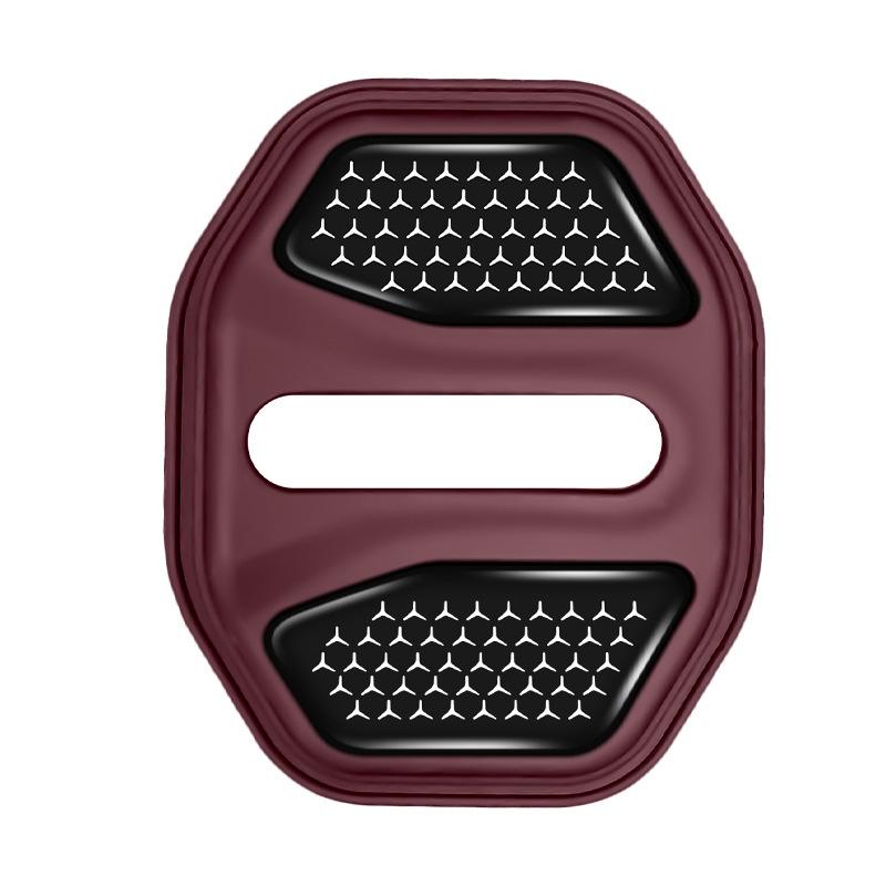 Universal Car Door Lock Shock Absorption Protective Cover for Mercedes-Benz, BMW, Haval, Hongqi, Maserati, Maybach, Jeep