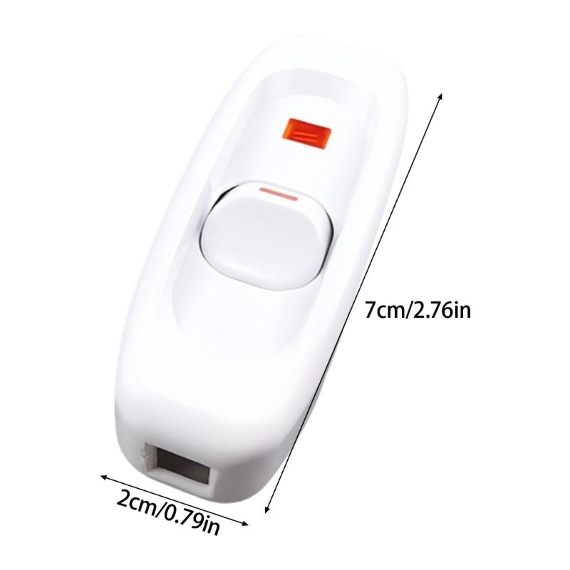 High Current 10A 250V Household Push Button Switches Smooth Operation Long Service Life