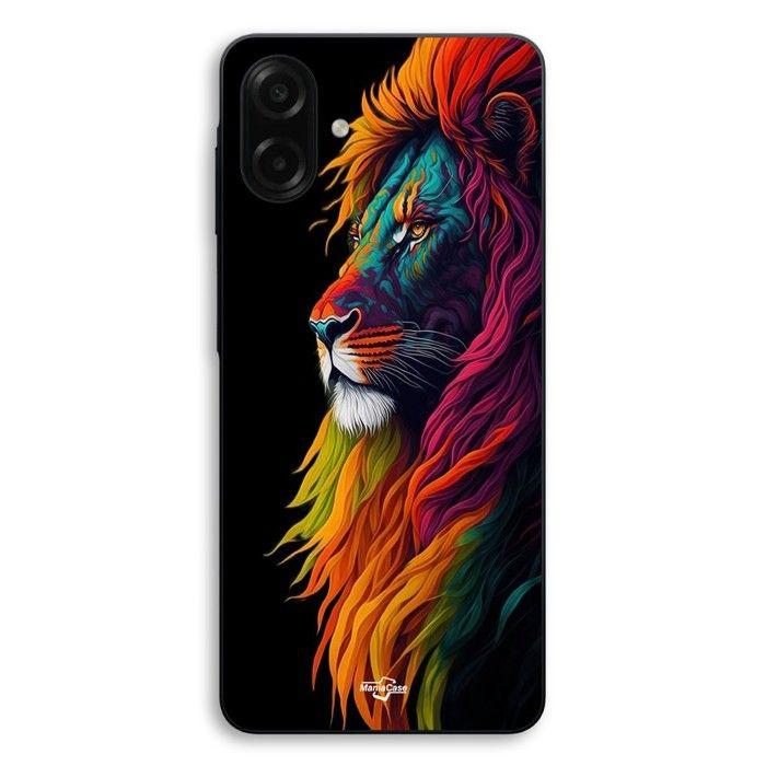 Coque Pour Samsung Galaxy A07 Lion Majestueux Coloré Maniacase