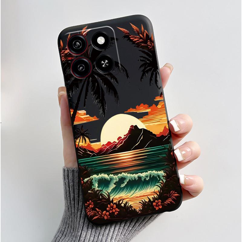 For ZTE Blade A35 Case Cute Cool Fashion Silicone Soft TPU Cover For ZTE Blade A55 Cases Blade A35 Back Cover Shockproof Bumper