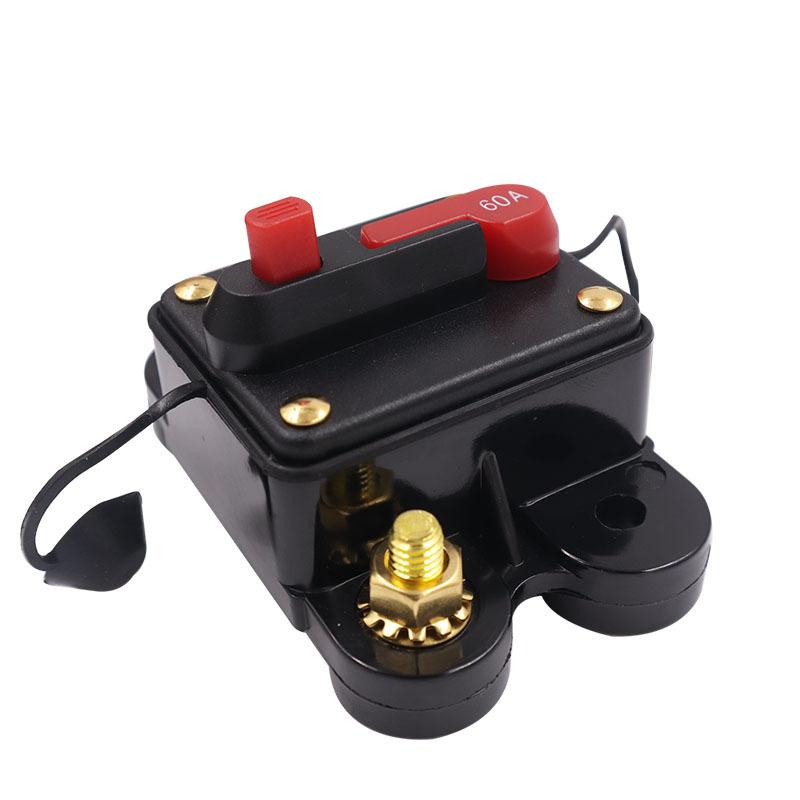 300A 250A 200A 150 100A 80A 60A 30A Circuit Breaker 12-42VDC Car Truck Audio Resettable Fuse Circuit Breaker with Power Protect Circuit Breaker 6