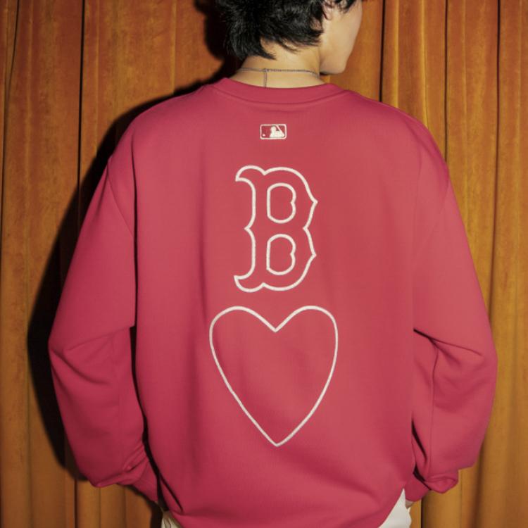 New MLB Sweatshirts Unisex Red 3AMTH0314-43RDS