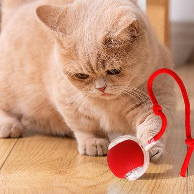 Interactive Cat Toys Ball Auto Electric Rolling Ball Toys for Cats/Dog Pets Smart Automatic Teaser Rechargeable Smart Cat Toys