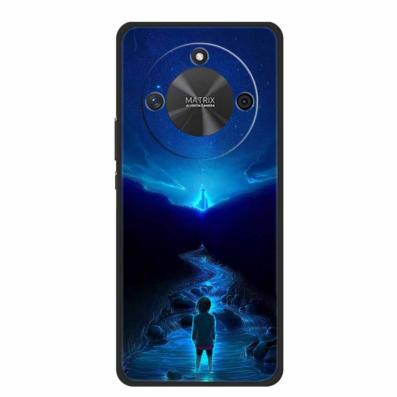 Phone Case For Honor X60 5G Back Cover Case HonorX60 Black Silicone Soft Funda For Honor X9c Smart Case HonorX9c Smart Coque Bag