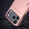 Carcasă pentru IPhone 17 16 15 14 Plus 13 12 11 Pro Max 17Air 16e 13Mini 12Mini Cu Portofel Suport Carduri Husă Protectoare Rezistentă la Șocuri