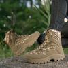 Fashion Men Tactical Boots Lace Up Military Army Boot Unisex Work Hiking Shoe Desert Waterproof Brand Climbing Shoe Male Ankle Size Plus