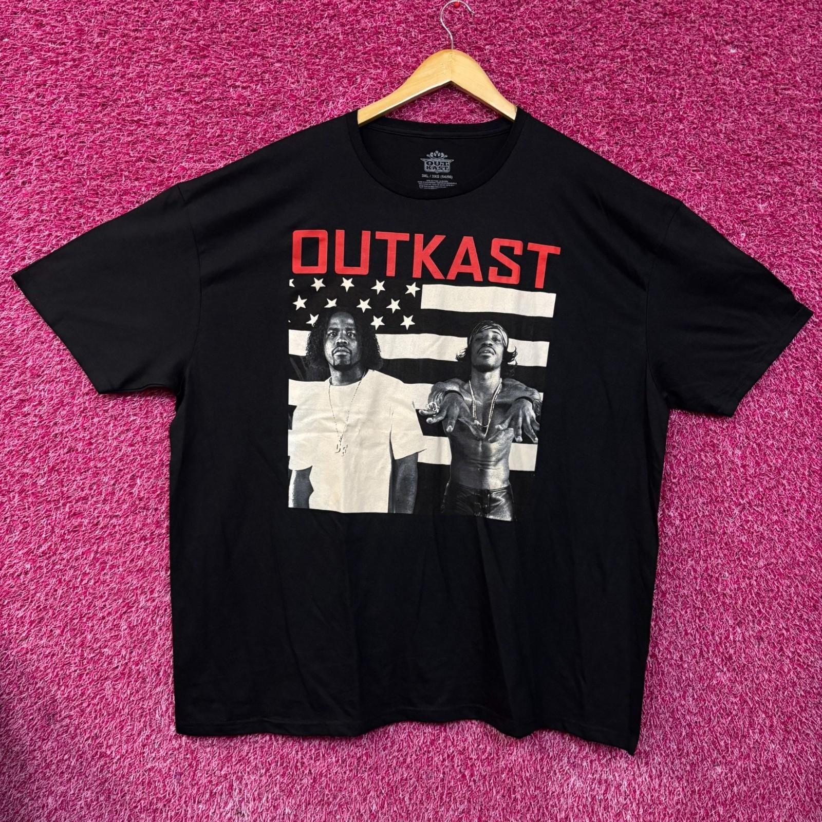 Футболка с графическим дизайном обложки альбома OutKast Stank 2XL