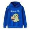 Kids Boys Girls Cute Dinosaur Bubble Tea Printed Pullover Hoodie, Soft Casual Long Sleeve Hooded Sweatshirt for Little Children Daily Wear