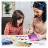 Jewelry Crafting Supplies Include 24 Color Glass Beads With Elastic Beading Cord Scissors for Bracelets Making Accessory