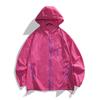 Ladies' Pure-color Sunscreen Clothing, Light And Thin, Trendy And Fashionable, Summer All-match Hooded Jacket