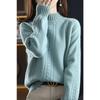 Autumn Winter Half Turtleneck Sweater Women's Pullover Outer Wear New Twist Top Bottoming Casual Thick