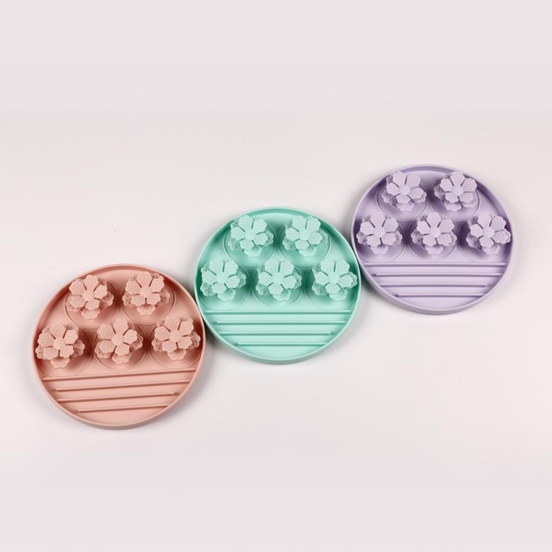 Tapete Redondo de Silicone para Alimentação Lenta de Animais de Estimação Tapete para Lamber para Cães Tapete Anti-Sufocamento para Alimentação Lenta de Gatos Tigela para Alimentação Lenta de Cães Suprimentos para Animais de Estimação