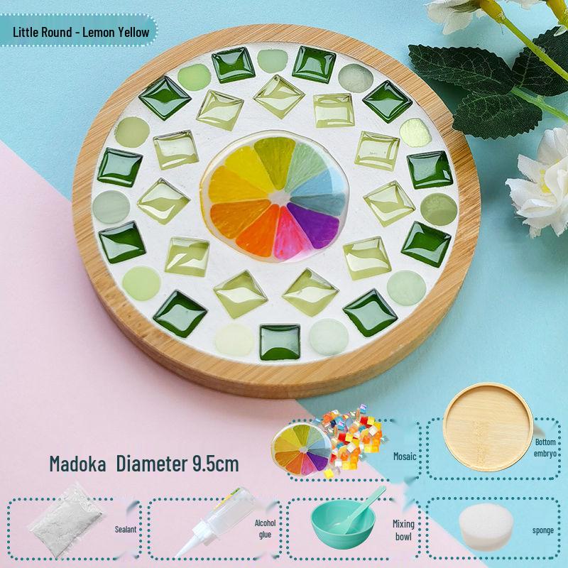 Handmade Mosaic Coaster DIY Kit for Students – Perfect for Mother's Day & Kindergarten Activities
