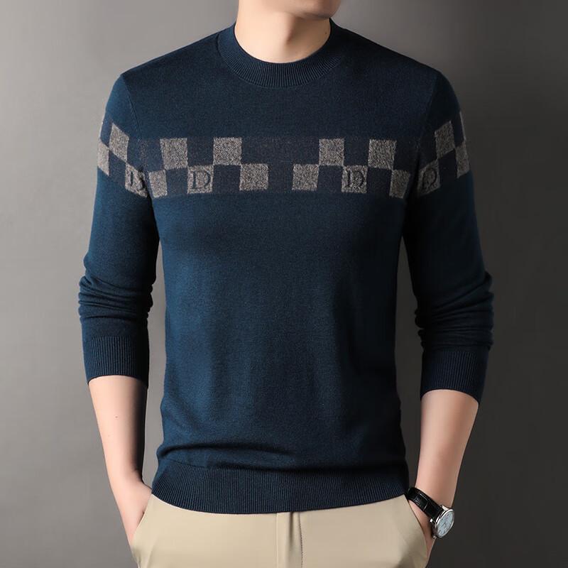 

Yiliteng Men s Round Neck Business Casual Sweater 190