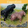 American Bully Pitbull Pvc Djurmodell För Barnlärande Och Heminredning