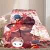 1pc Ladybug Blanket, Super Cozy Printed Home Blanket, All-Season Warmth