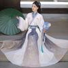 Kobiety chiński Hanfu taniec nosić kobiet kostium dla dorosłych chińska elegancka haftowana talia spódnica do tańca