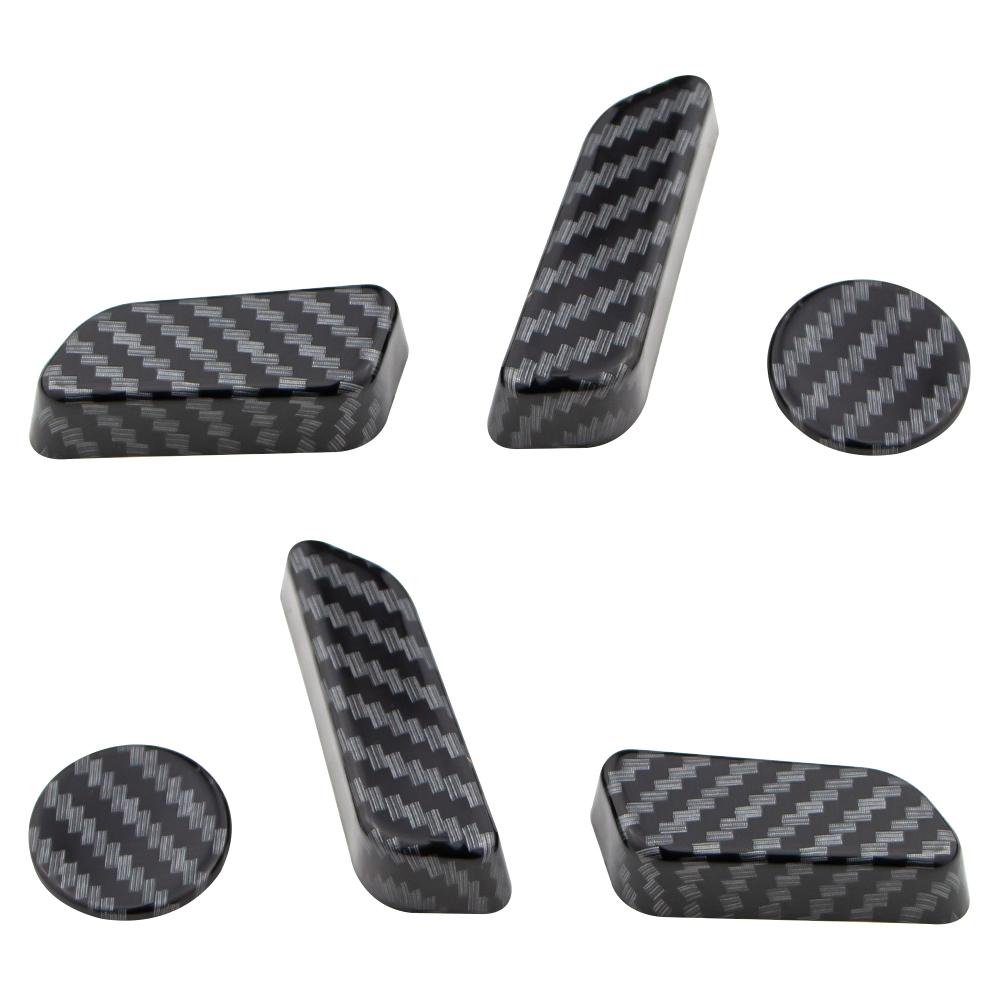 Car Seat Adjustment Knob Button Switch Trim for Tesla Model 3 Y Model3 ModelY 2017 - 2022 Cover ABS Chrome Accessories