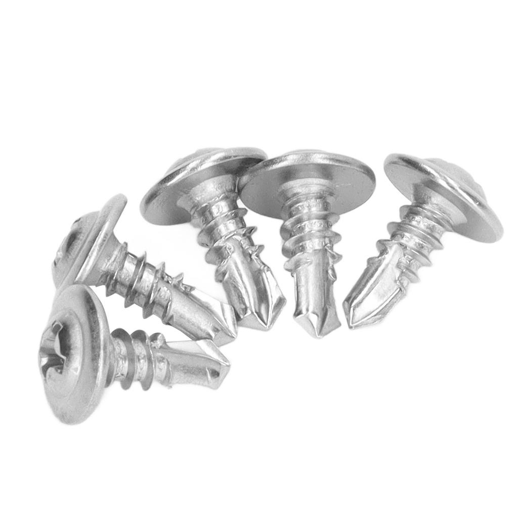 Selbstschneidende Schraube 410 Edelstahl Schnell Rundkopfschrauben für Maschinenbau