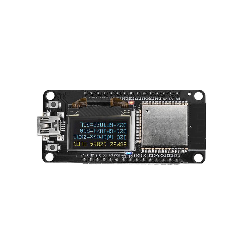 ESP32 ESP-32D WIFI Development Board Module CH340C With 0.96 OLED Screen ESP32 ESP-32D WIFI Board Blue Display 30Pin