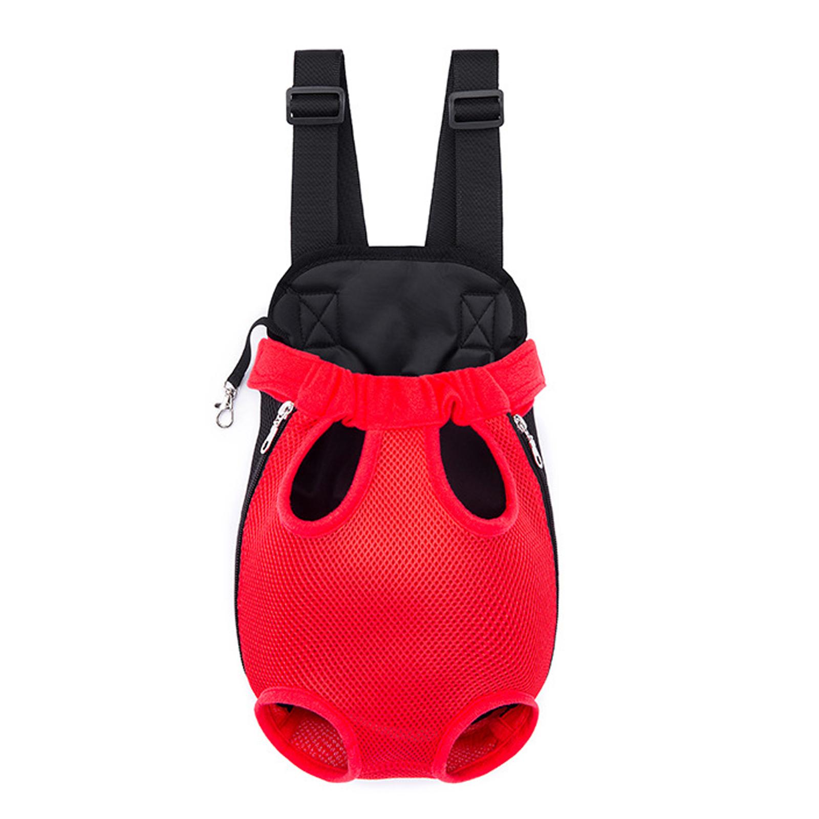 

Transport Backpacks For Dogs And Portable Breathable Shoulder Woven Pet Polyester Bags For Outdoor Adventures XL красный