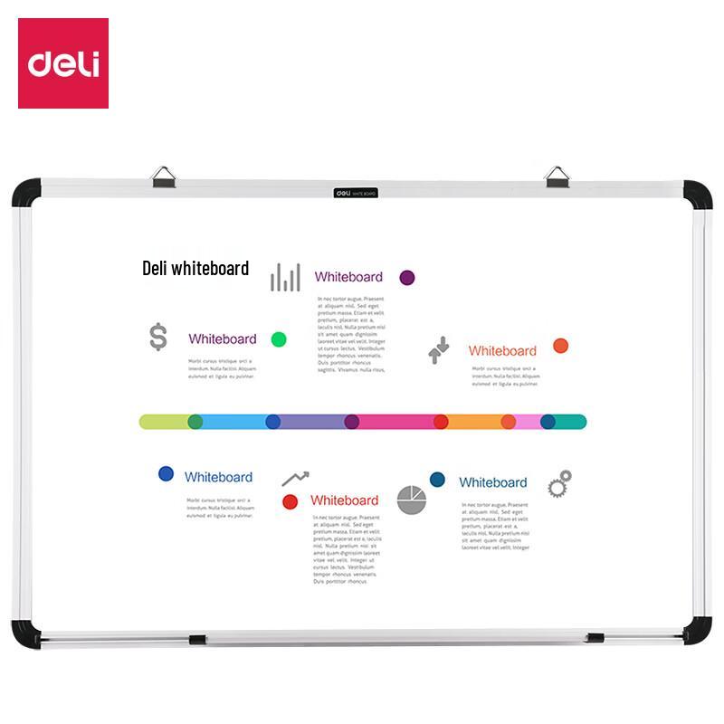 Deli Magnetic Wall-Mounted Whiteboard