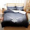 Owl Duvet Cover Set Cute Bird Polyester Comforter Cover for Boys Girls Kids Bedding Set King Size Quilt Cover with Pillowcase