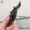 A077 Antique Alloy Four-Sided Panel Buckle for Retro Wine Gift Box