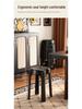 Durable Stackable Round Stool for Plus-size Individuals - Ideal for Living Room, Dining Table, or Guest Seating