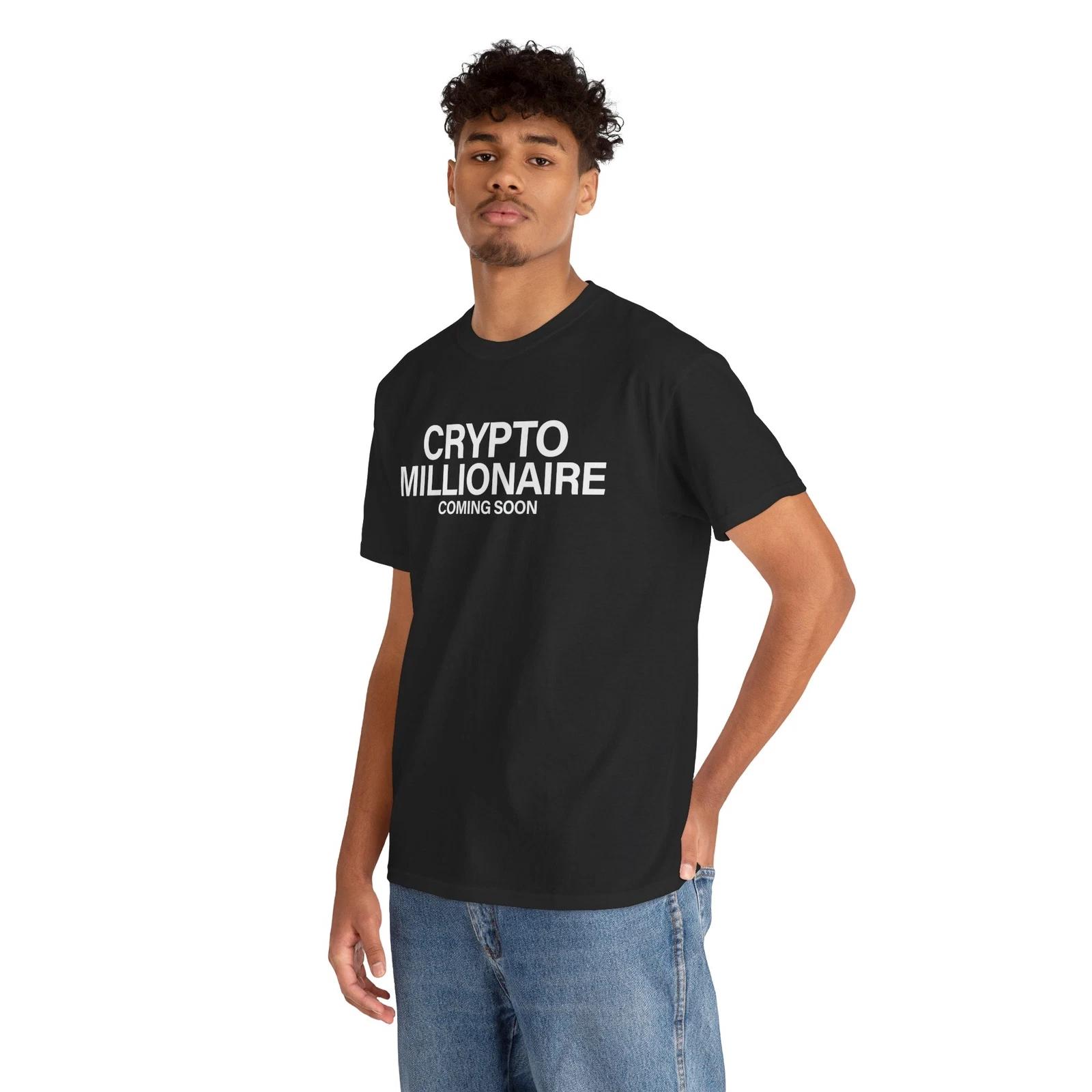 Crypto Whale T-Shirt – Bitcoin Trader Blockchain BTC Funny Graphic Tee L