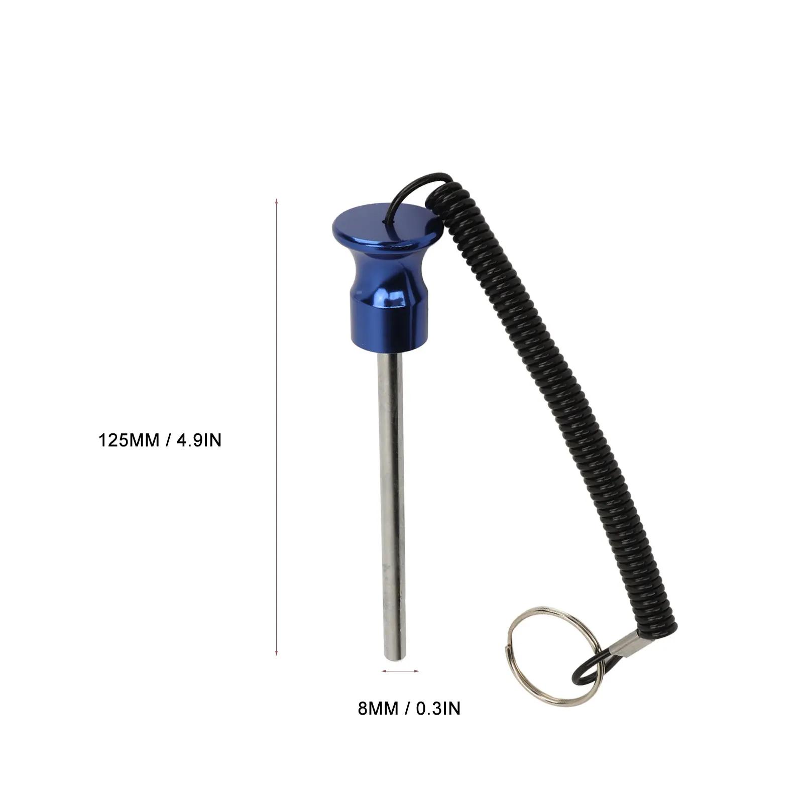 Магнитный штифт для весового тренажера 8x125мм с тросом для вытягивания, штифт-селектор весового стека для силовых тренировок, аксессуары для упражнений