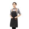 Vanntett forkle for menn kvinner justerbar lengde knyting i midjen flerlommet forkle for kjøkken grill restaurant bar kafé skjønnhetssalong neglestudio uniformer